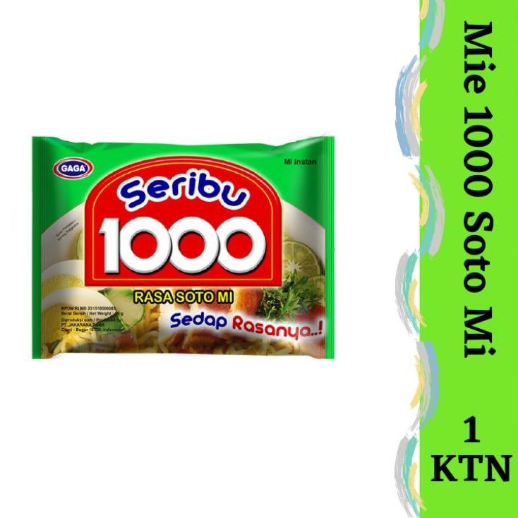 

『Stok terbaru』 GAGA MIE 1000 RASA SOTO MIE (1 dus = 40 pcs) !