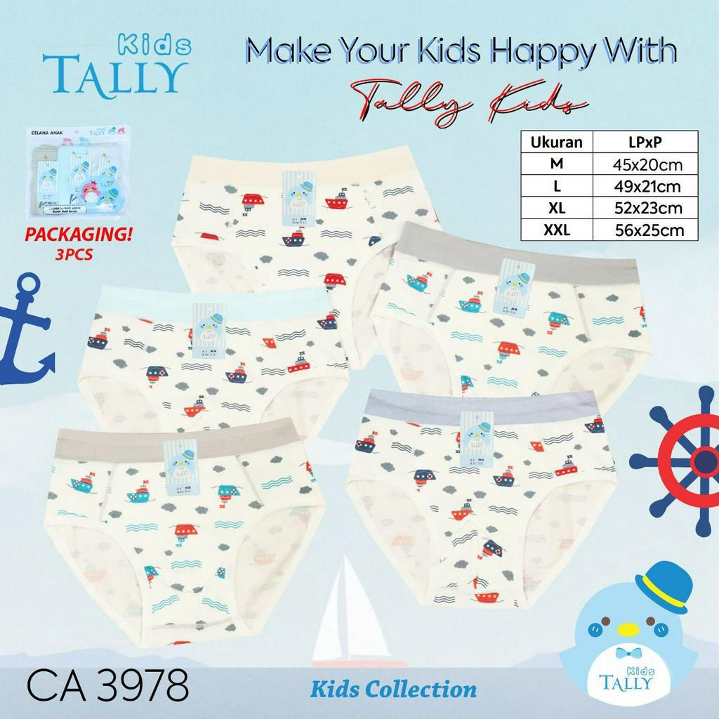 Tally 3978 Kids Boy 3978 - Cd Celana Dalam Anak Cowok 3978