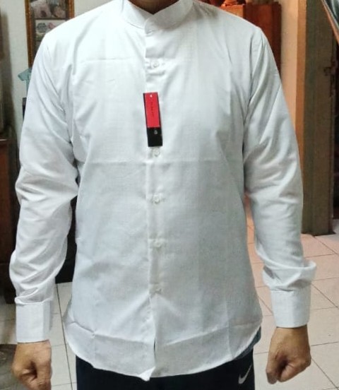 Hem Kemeja Batik Slimfit  Lengan Panjang