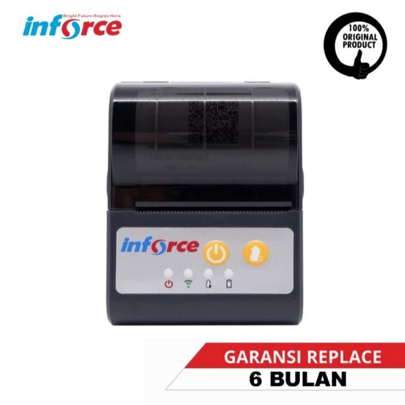 printer thermal portable inforce P58C include baterei