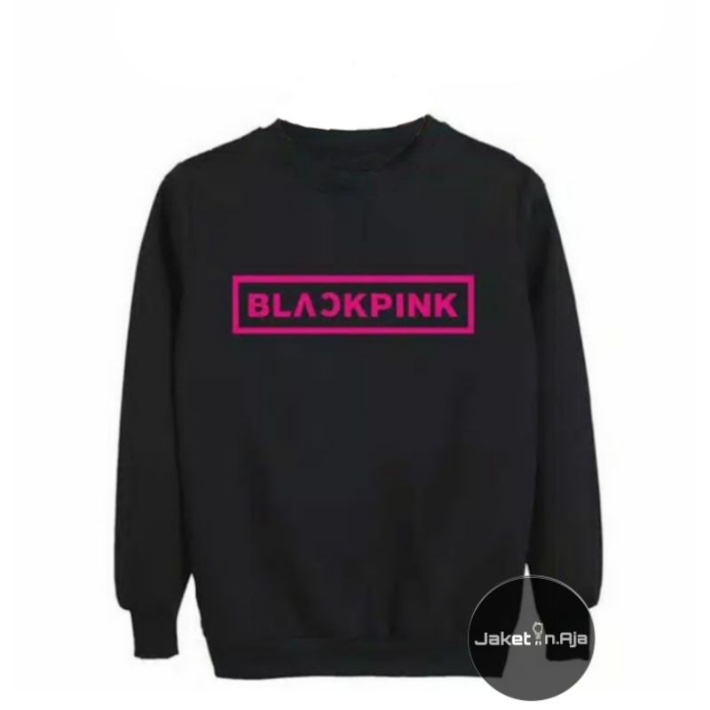 S - XXXXXL(6XL) SWEATER BLACKP1NK CREWNECK BIG SIZE BL4CKPINK JISOO JENNIE ROSE LISA SWEATER OBLONG