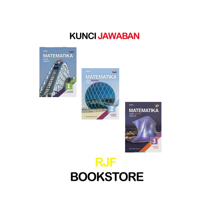 ✨ READY✨ KUNCI JAWABAN MATEMATIKA SMA / NOORMANDIRI / SUKINO /PENERBIT ERLANGGA