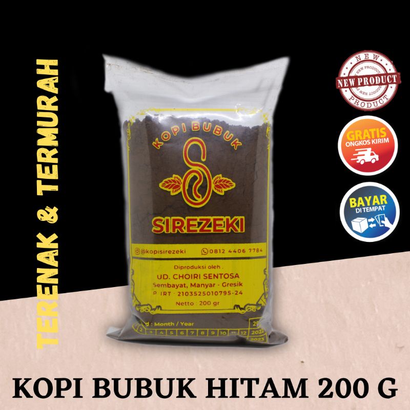 

Kopi Bubuk Hitam Gresik 200 g