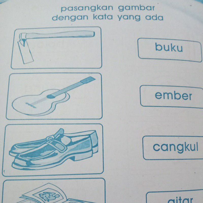 Buku Anak Baca Tulis dan Kata Metode Aktif paud-Tk