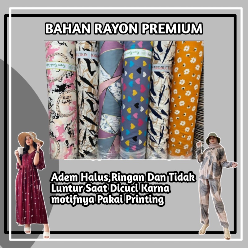 3 PCS PAKET HEMAT ONE SET RAYON