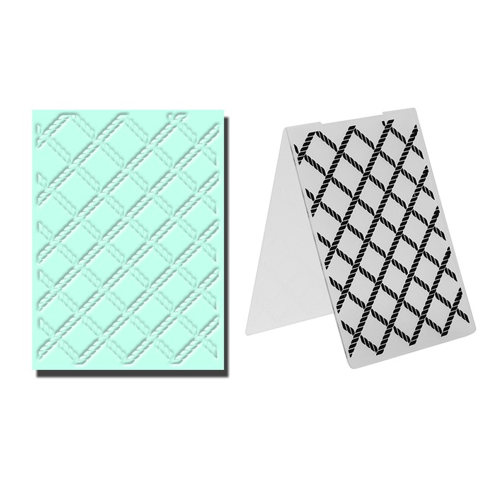 Lattice Pattern Embossing Folder