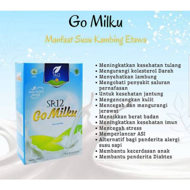 

Susu Kambing GOMILKU SR12 Kemasan 200 Gram