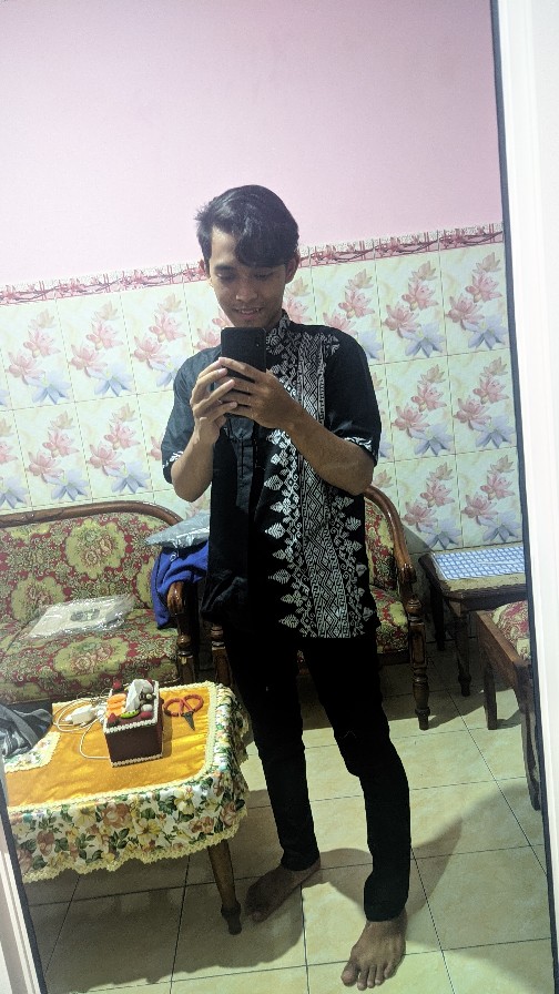 Bswart Batik Hrb026 Kenongo Hem Pendek Padi Pekalongan M L Xl Batik Pria Murah Modern Grosir