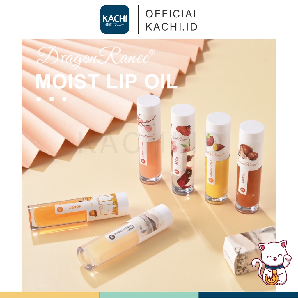 KACHI - DRAGON RANEE Lip Oil Moisturizing 6 Variant Pelembab Bibir DR001