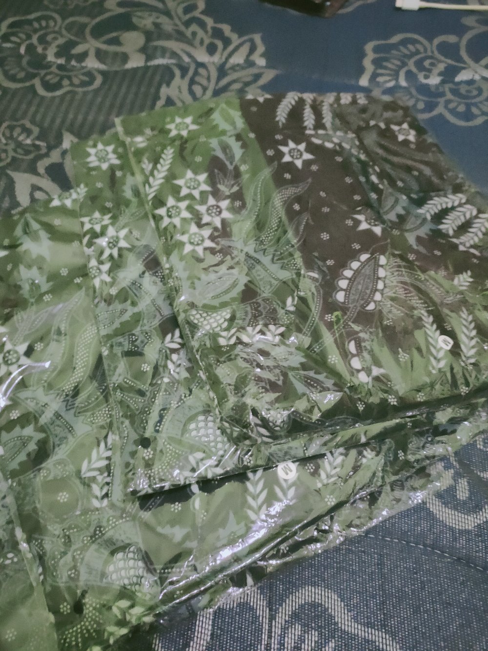 Batik Pria Size M L Xl Xxl  Bswart Batik Hrb026 Kenongo Hem Panjang Padi