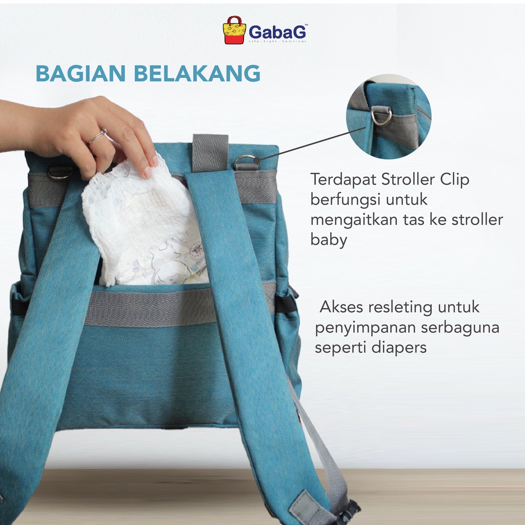 GABAG COOLER BAG KINAN - BACKPACK SERIES (FREE 2 ICE GEL)