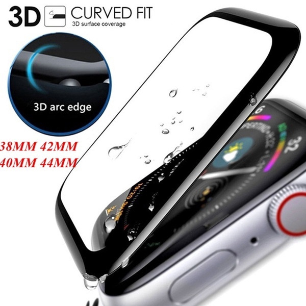 Luxury 6D Full Screen Protector Tempered Glass 38 to 44MM For Apple Watch Series 5/4/3/2/1