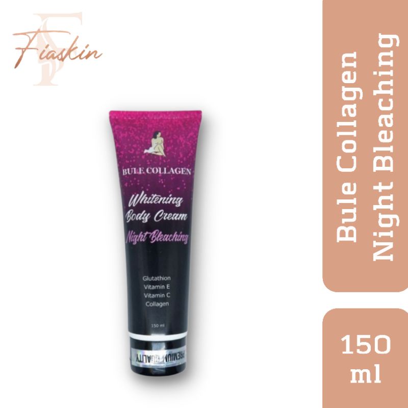 Jual Bule collagen whitening body cream [Night Bleaching] 150ml