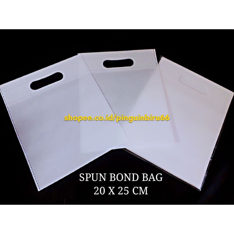 

TAS SPUN BOND 25 X 20 cm.Tas serbaguna kuat praktis