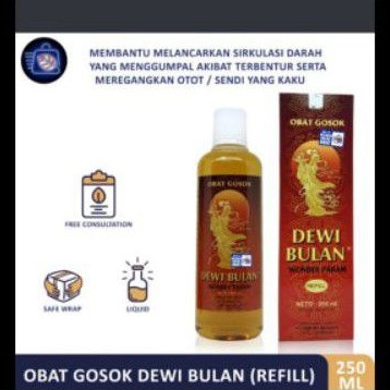minyak gosok dewi bulan refill
