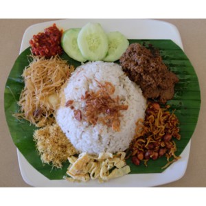 Nasi Lemak Rendang