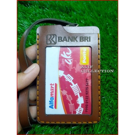 

iD card holder kulit asli name tag kulit asli costum nama perusahaan dan photo