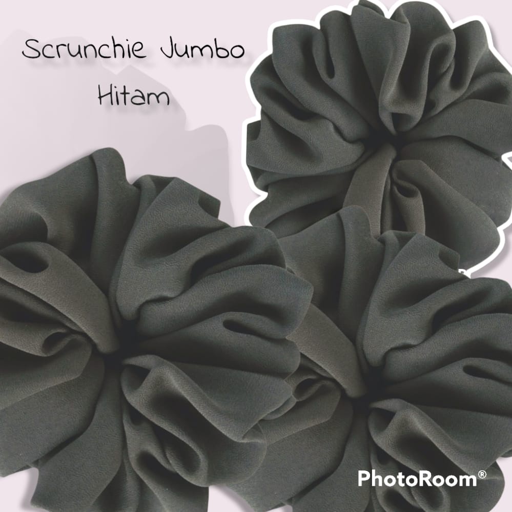 Scrunchie ikat rambut hijab cepol jumbo