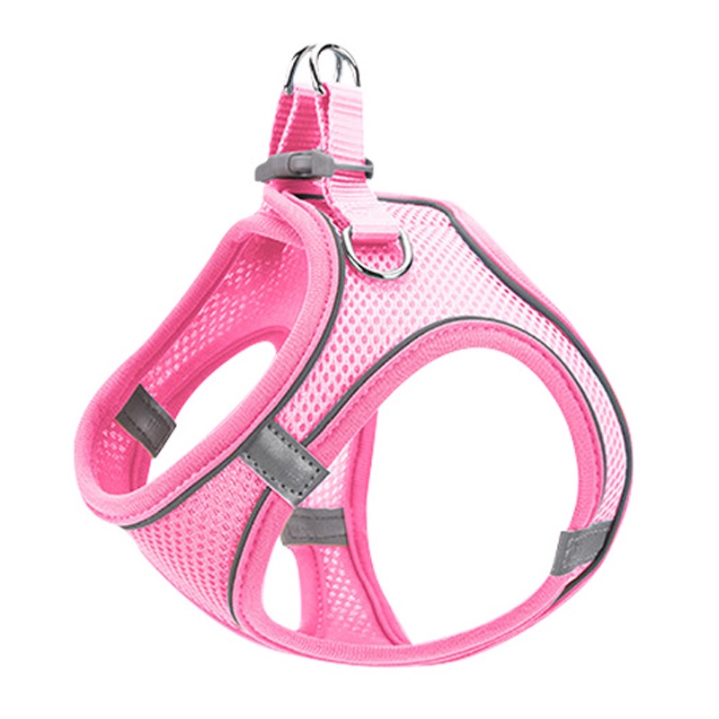 Tali Tuntun Rompi Harness Kucing Tali Kucing Harness Tali Tuntun Harness Kucing Anjing Rompi Glow In The Dark Harness Bahan Mesh Lembut Dengan Busa Untuk Anjing Kucing Ukuran Kecil Sedang