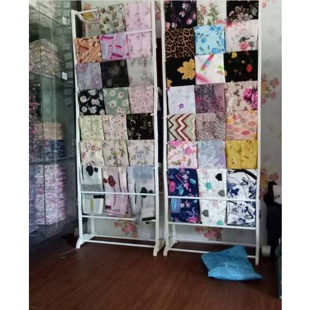 Rak Kerudung Rak Jilbab Multifungsi / Rak Gantung Serbaguna Ukuran 51 x 24 x 140 cm