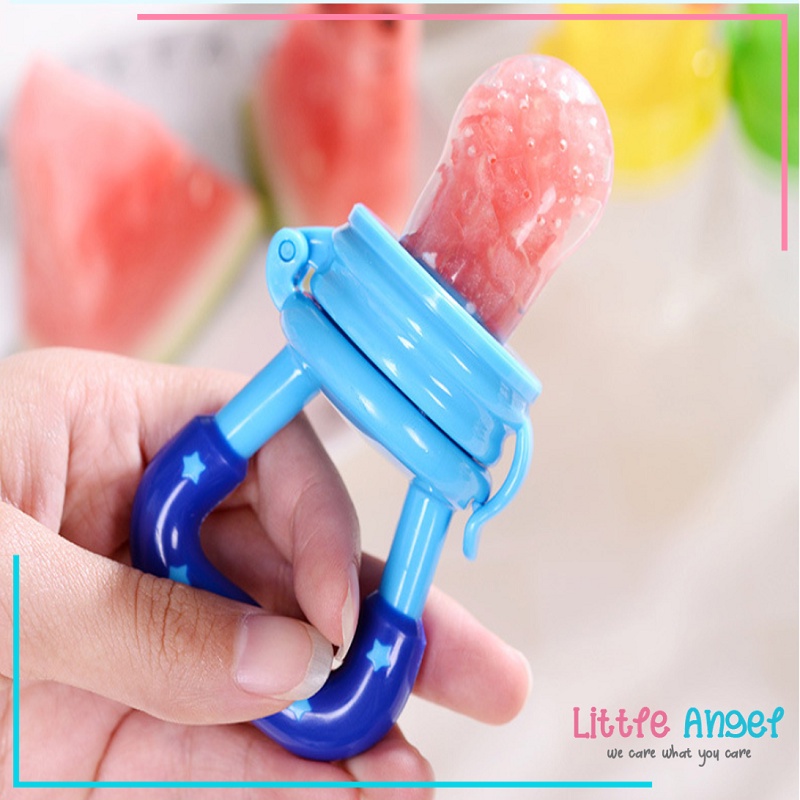 DOT BUAH EMPENG BAYI MPASI Multifungsi Baby Fruit Feeder Original BPA FREE PREMIUM COD-Biru
