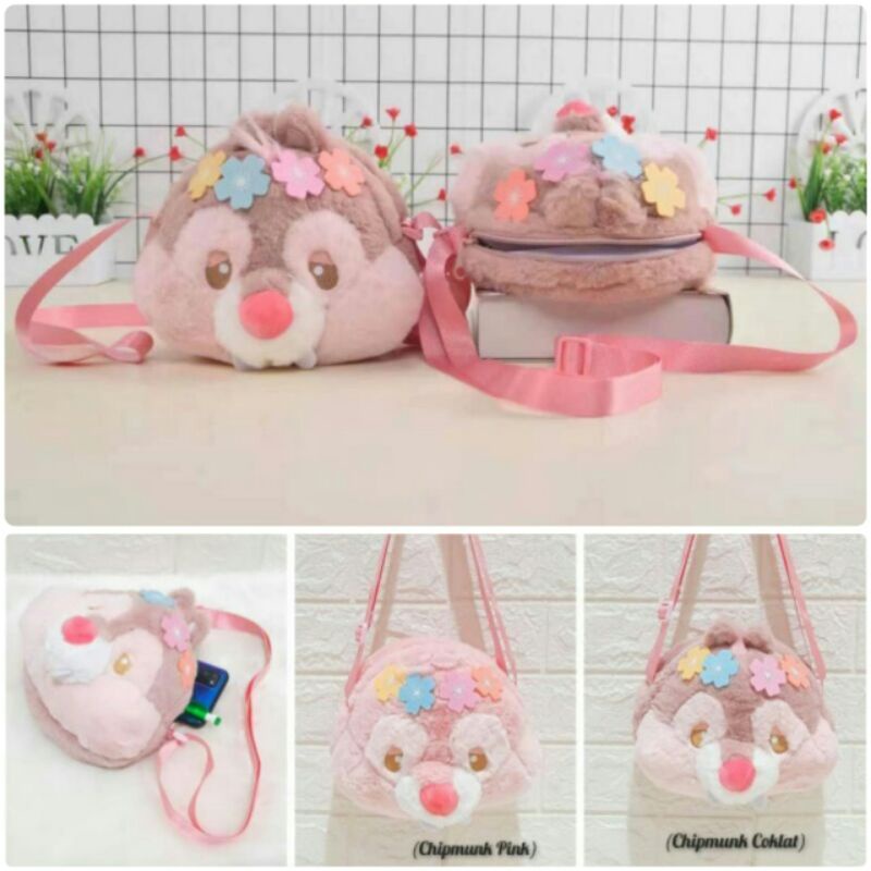 Tas Selempang Boneka Karakter &amp; Animal Sling Bag