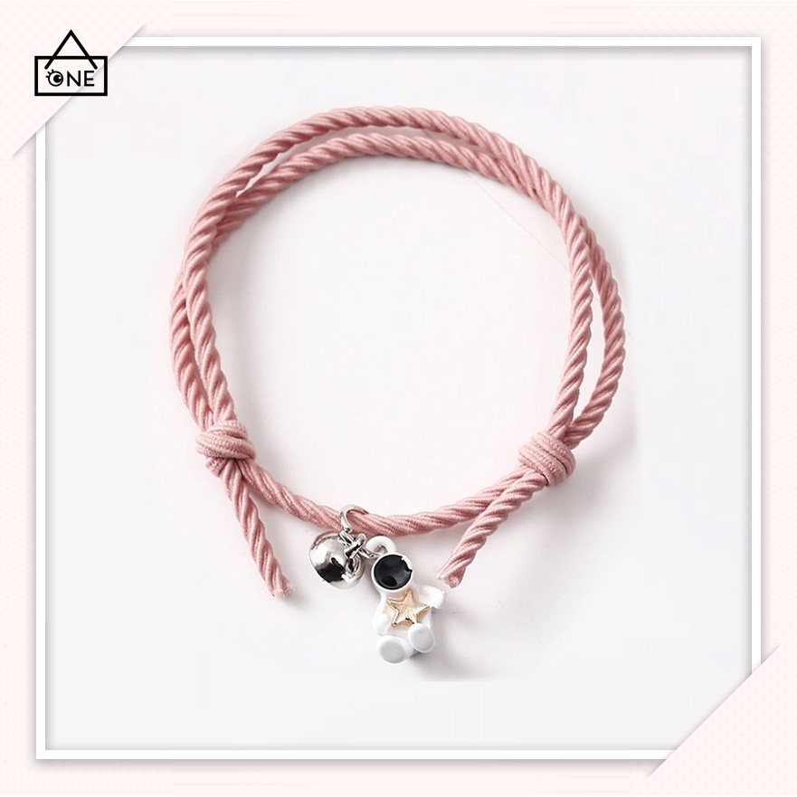 2 Pcs Gelang Couple Magnet COD Gelang Tali  Attract Persahabatan Tangan Wanita Bracelets A one