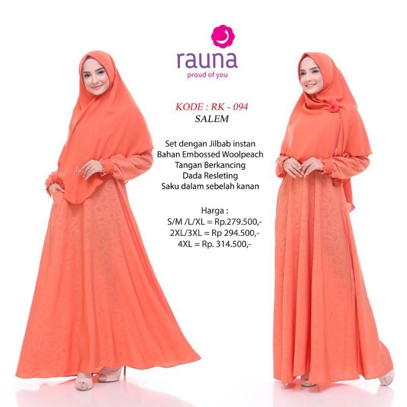 Gamis Rauna RK 094 / Gamis set hijab