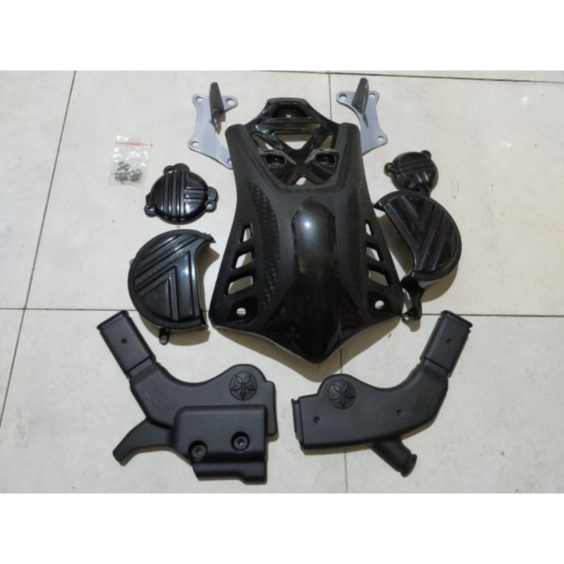 TUTUP MESIN KLX 150 FULL SET DTRACKER 150 KLX BF KLX S KLX L ENGINE GUARD KLX COVER MESIN KLX