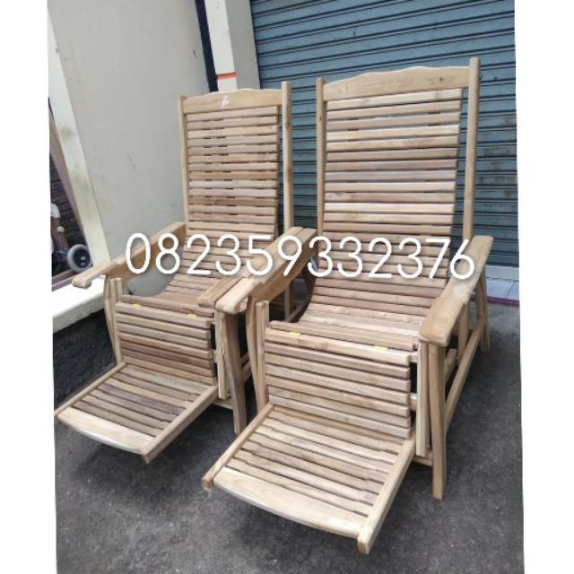 Kursi malas goyang kursi goyang jati