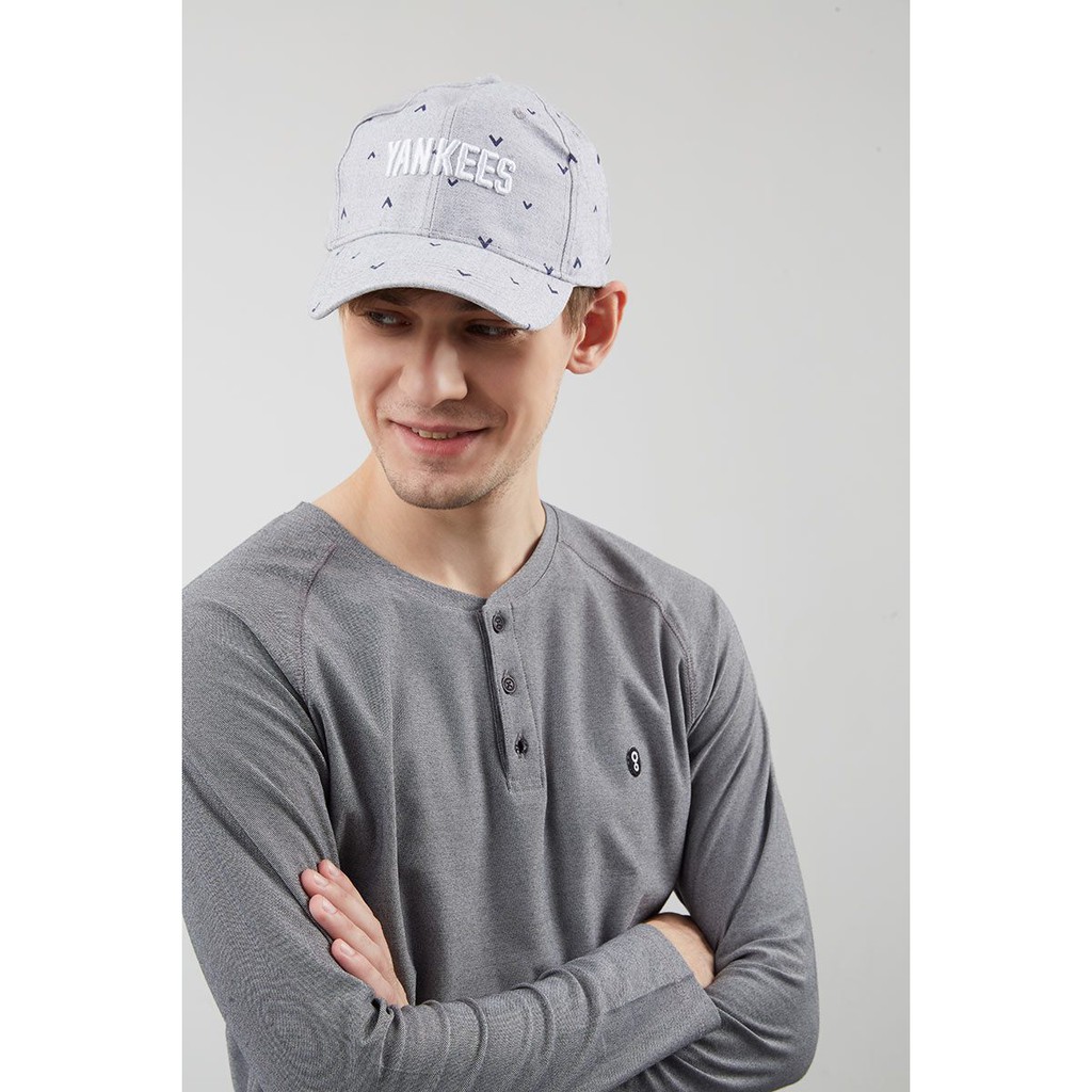Topi Berrybenka Label Original - Men Yankees Cap Grey