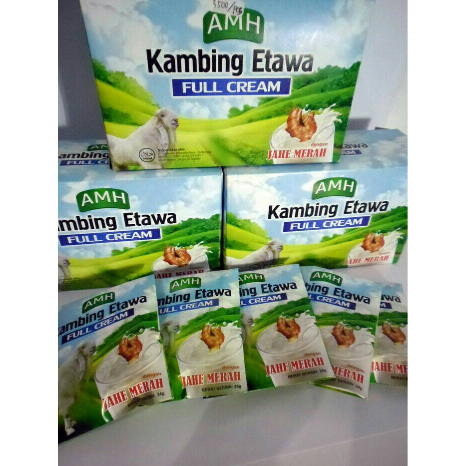 

Susu Kambing Full Cream AMH Plus Jahe Putih