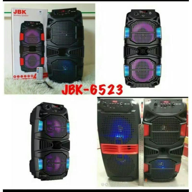 Speaker Bluetooth Plus Mic Karaoke Portable JBK-6525 / 6523 Wireless Karaoke