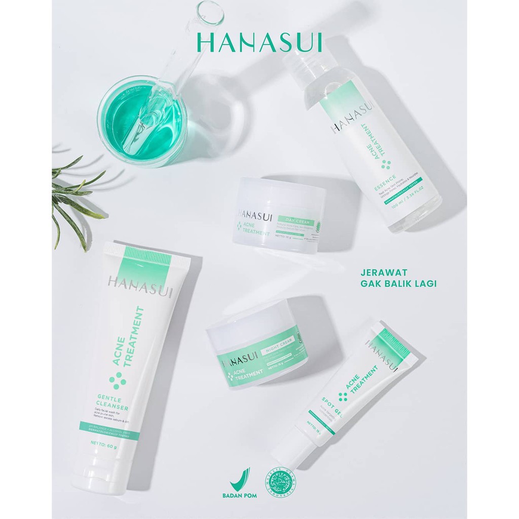 Qeila - HANASUI Acne Treatment Day Cream - Night Cream - Toner - Cleanser - Spot Gel - Skin Care