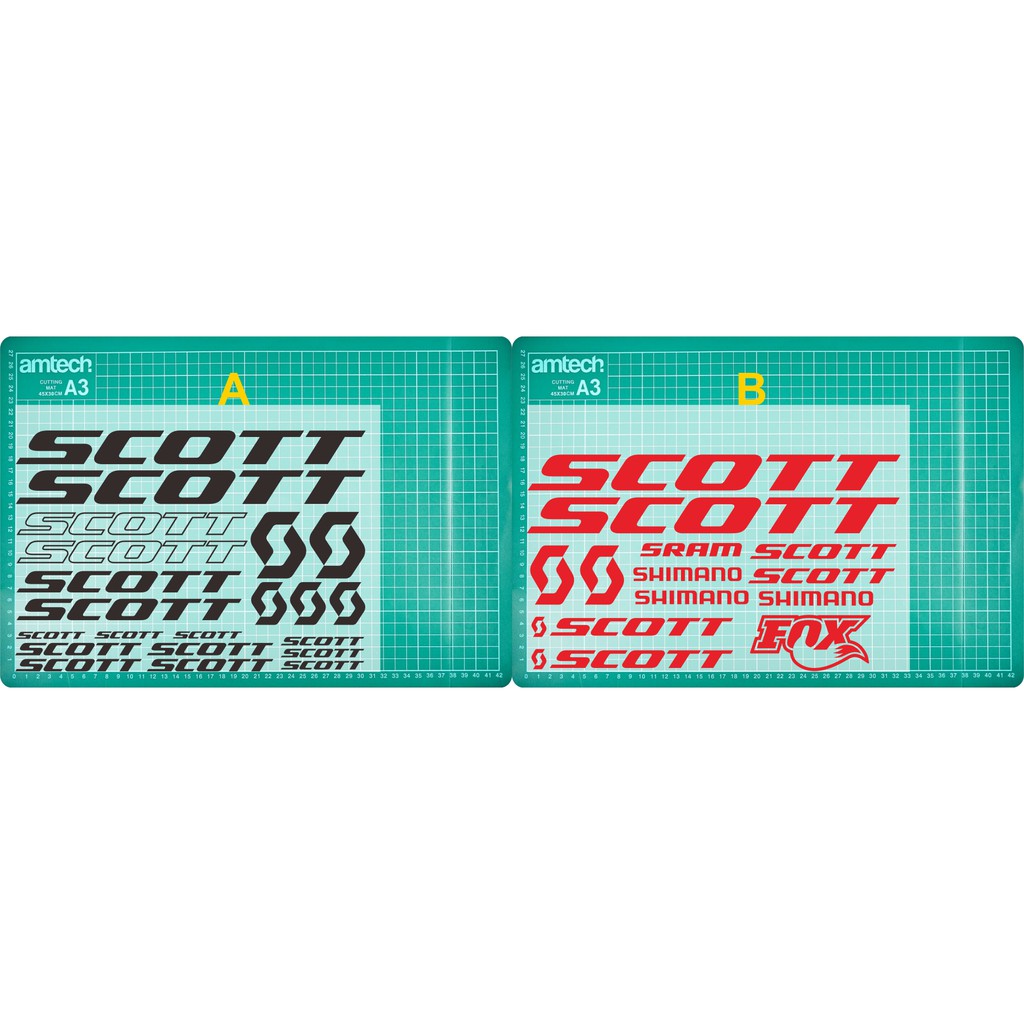 

cutting sticker/stiker scott