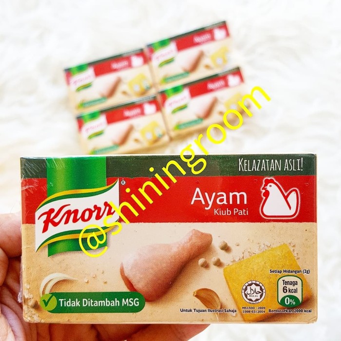 

Terbatas -Bumbu Instan-Bumbu Masak- Penyedap Rasa- Knorr Chicken Stock Cube (Non Msg)