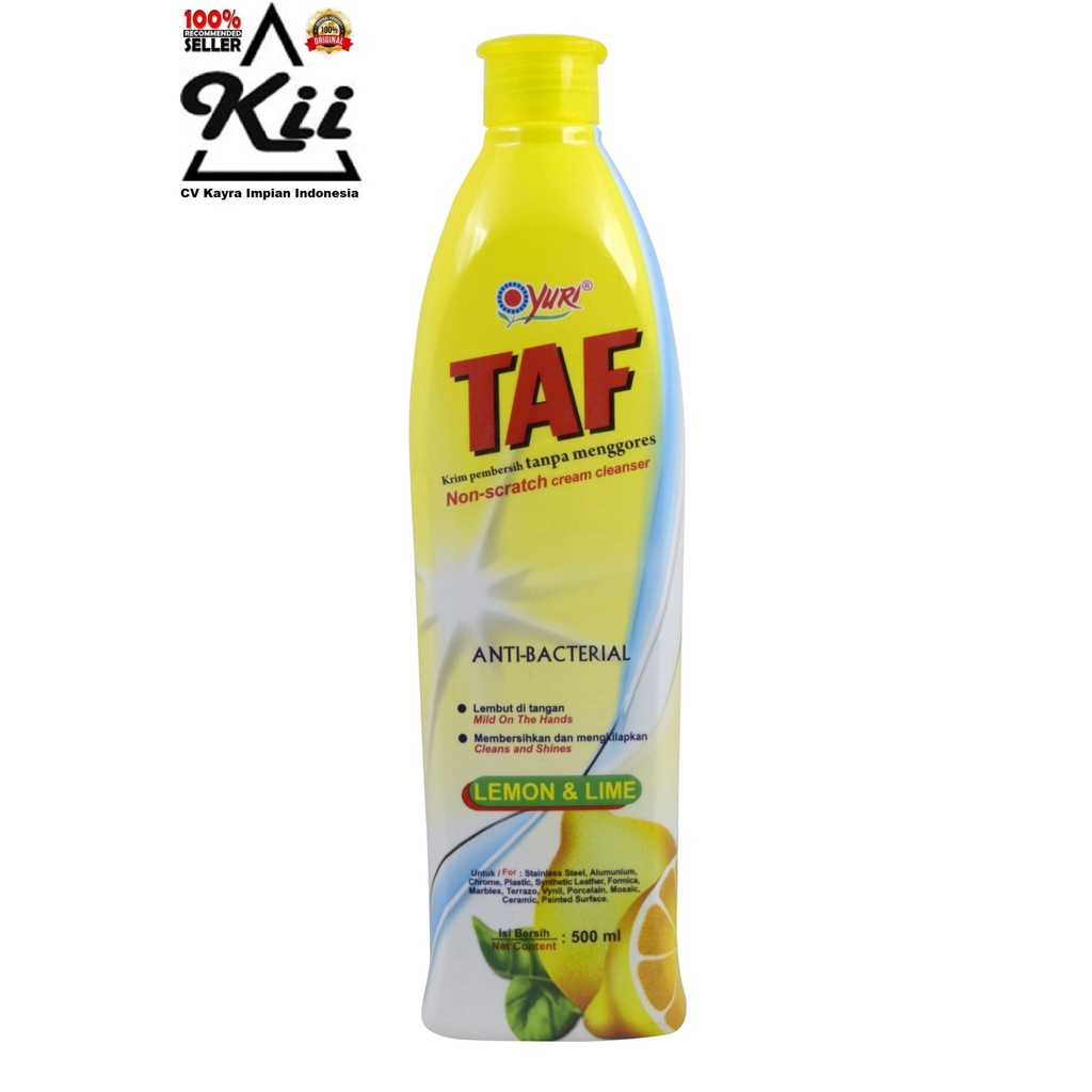 Taf Cream Cleanser Lemon &amp; Lime 500ml - Pembersih Stainless Steel