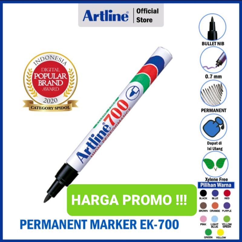 

Spidol Permanent Artline EK700 (per pc)
