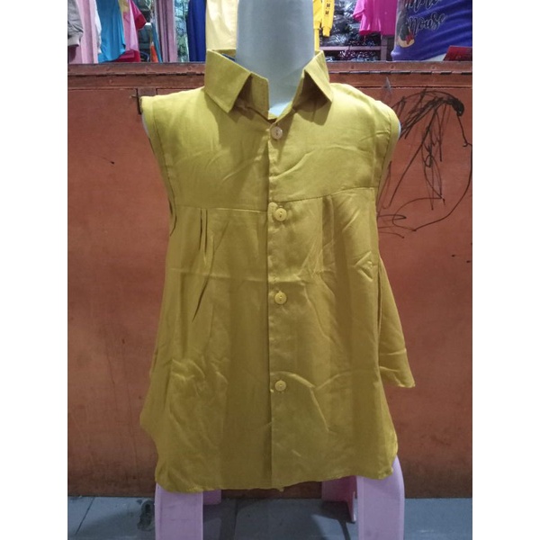 Dress Kensy  Bluss Polos Anak