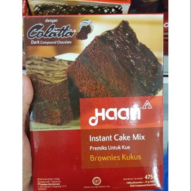 

COLATTA HAAN brownies kukus instant cake mix 475 gr