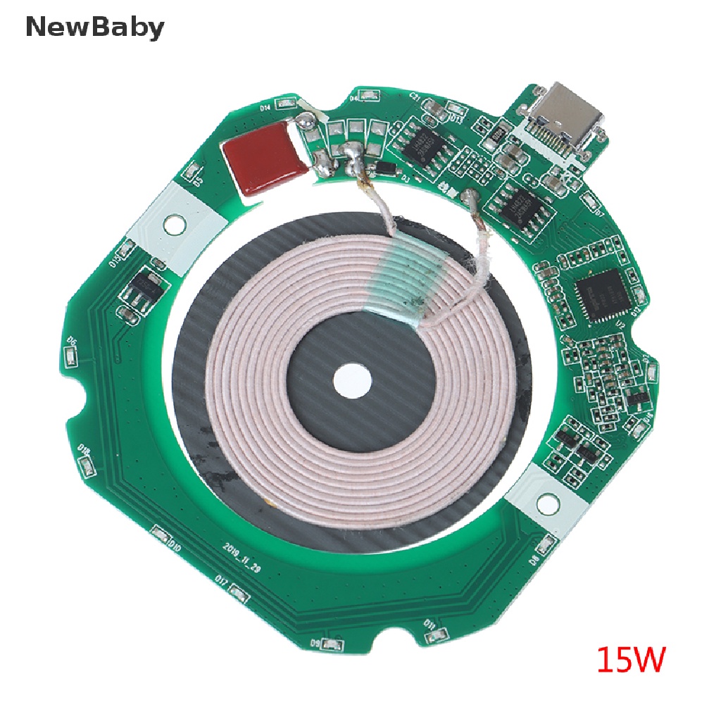 Modul Papan Sirkuit Charger Wireless Qi 15w Fast Charging