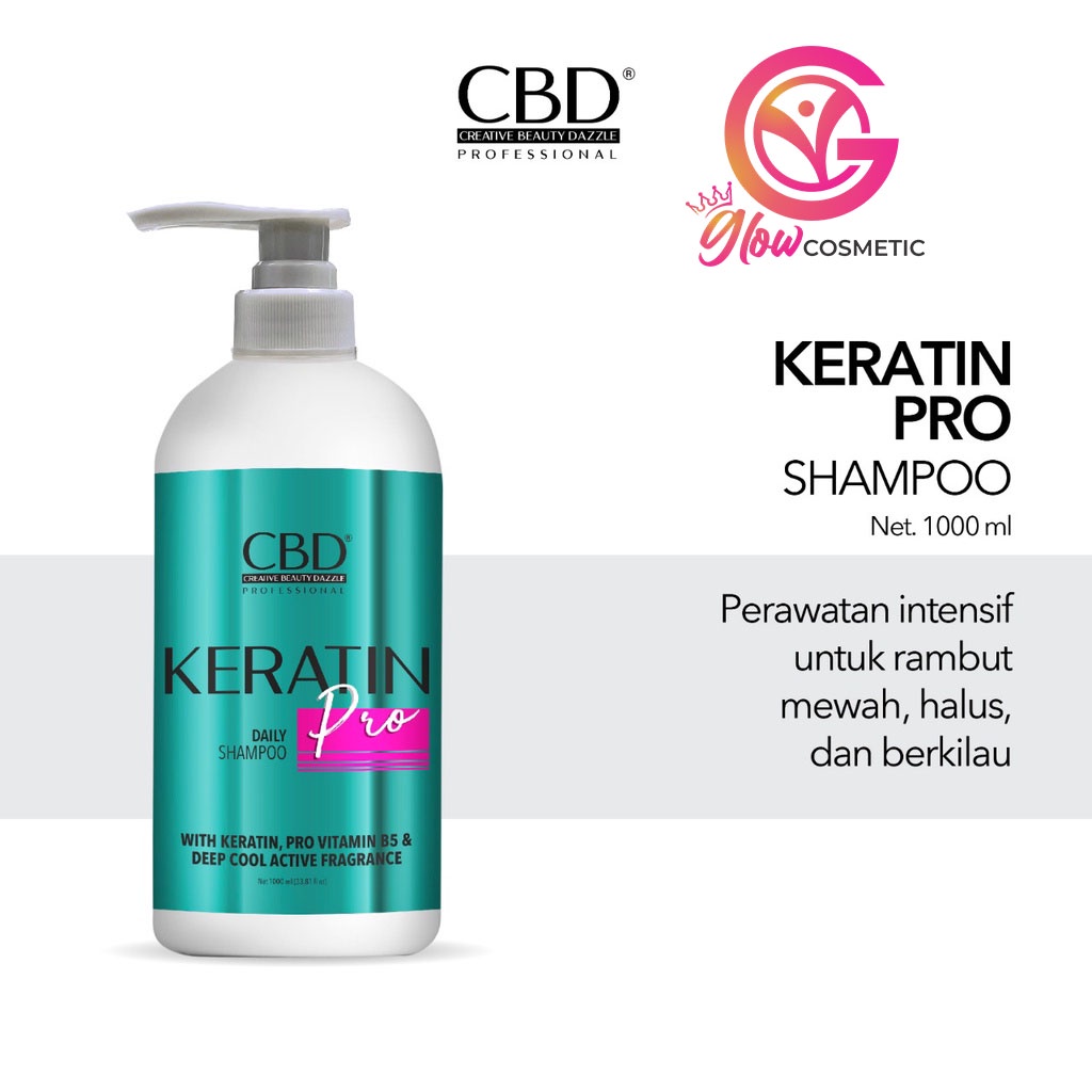 CBD  PROFESSIONAL KERATIN  DAILY SHAMPOO PRO 1000ML