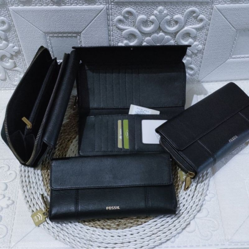 DompetFossil jori flat Black
