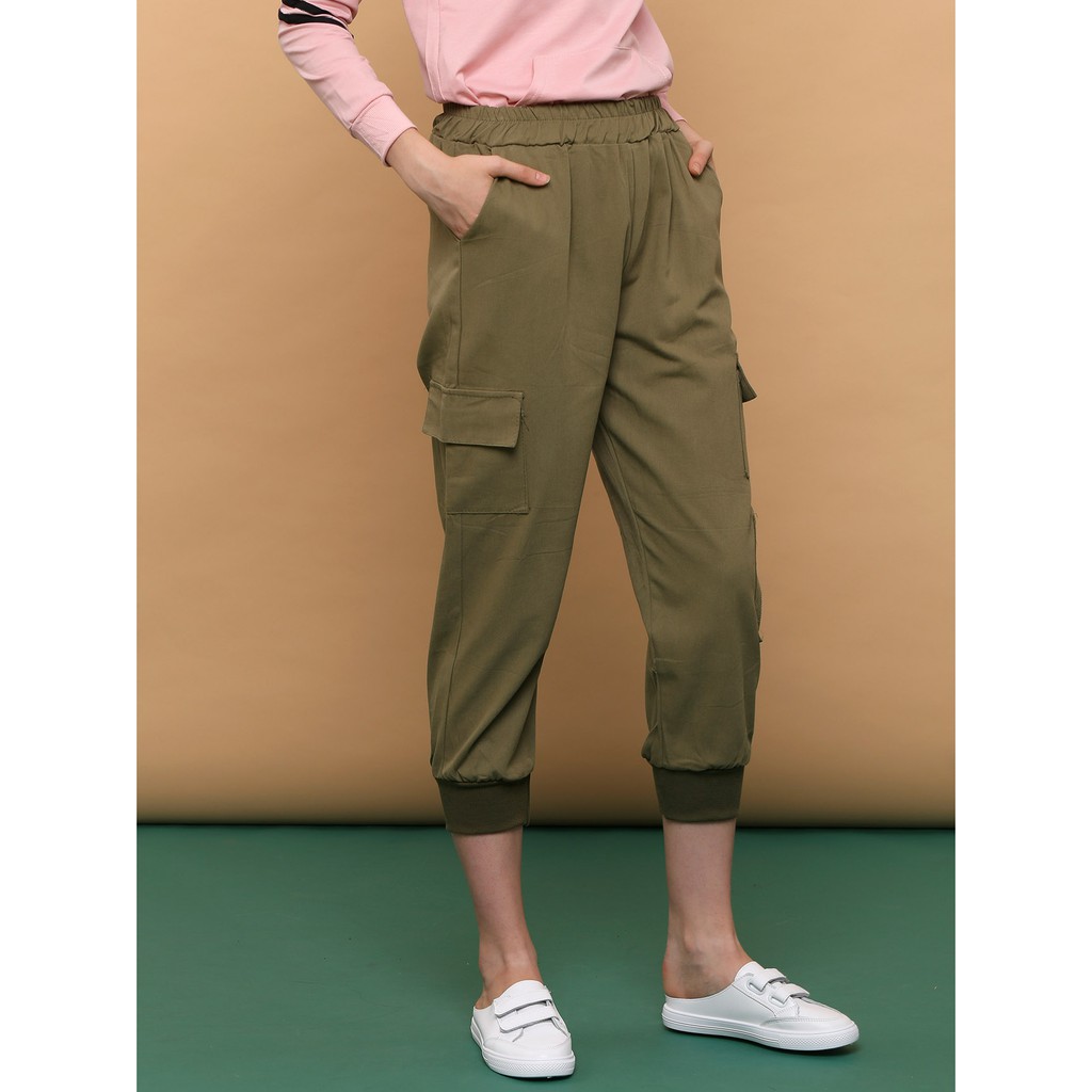 Bawahan Wanita  J Rep Jogger  Cargo  Pants  Shopee  Indonesia