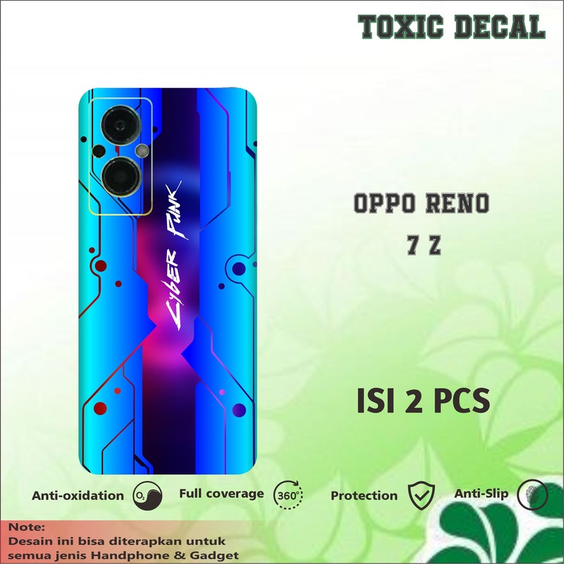 GARSKIN HANDPHONE 2PCS  OPPO RENO 7 Z CYBERPUNK