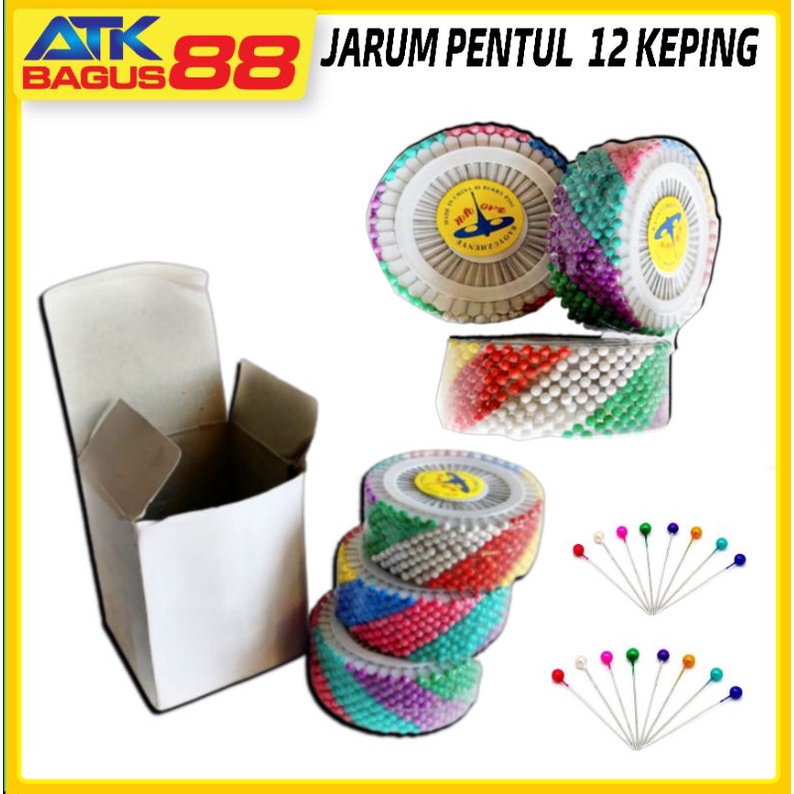 Jarum pentul isi 12 keping