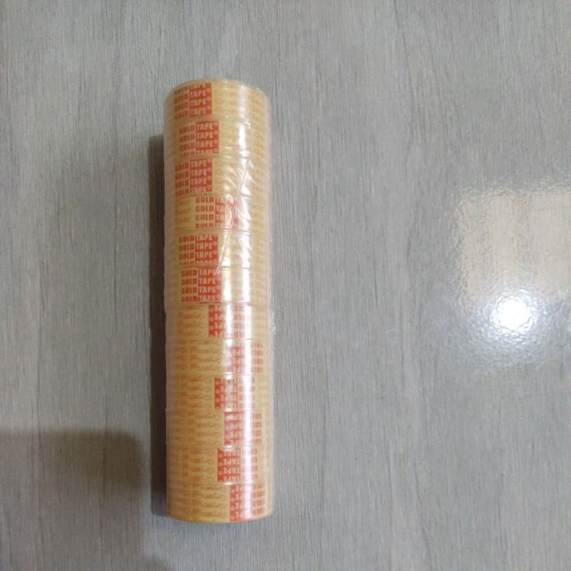 Isolasi Bening Kecil Double Tipe Tape 1/4 Inci ATK Alat Selotip Perlengkapan Kantor Sekolah anak