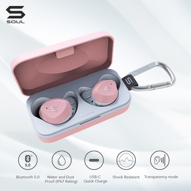 SOUL S-FIT True Wireless Earphones Waterproof Bluetooth v. 5.0 - Hijau