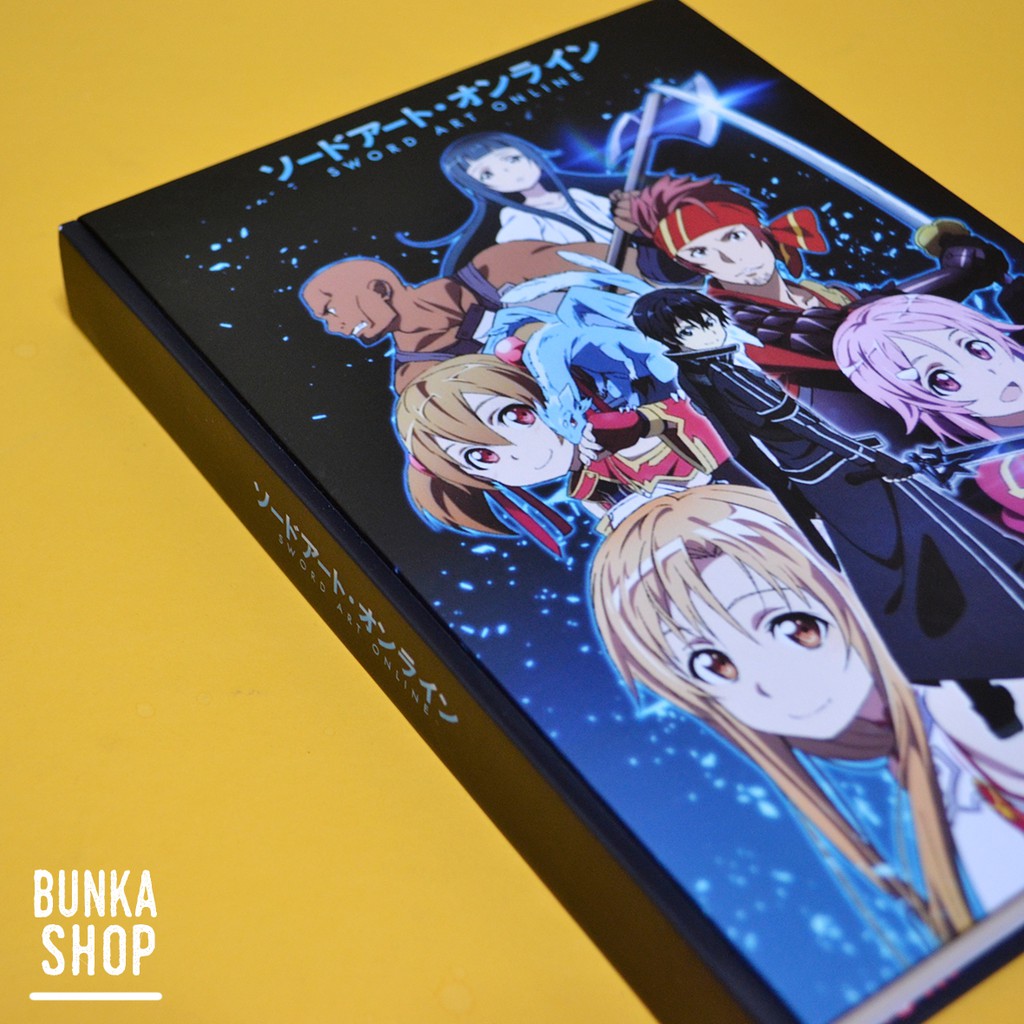 

Note Book Hardcover Anime Sword Art Online SAO B Ukuran A5 200 Lembar Jurnal Agenda Planner Notebook Gift Couple