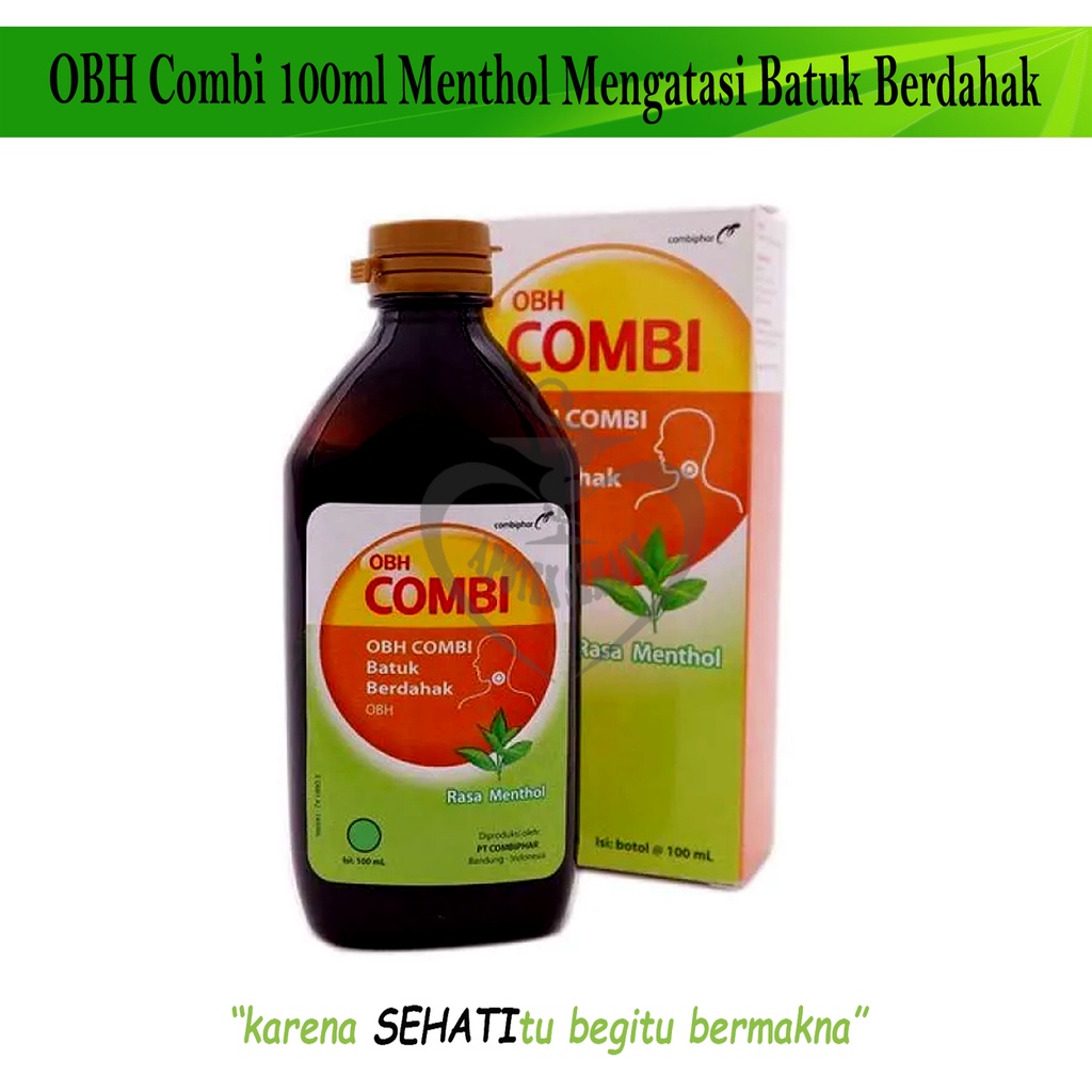 Obh Combi Batuk Berdahak Rasa Menthol Dan Jahe